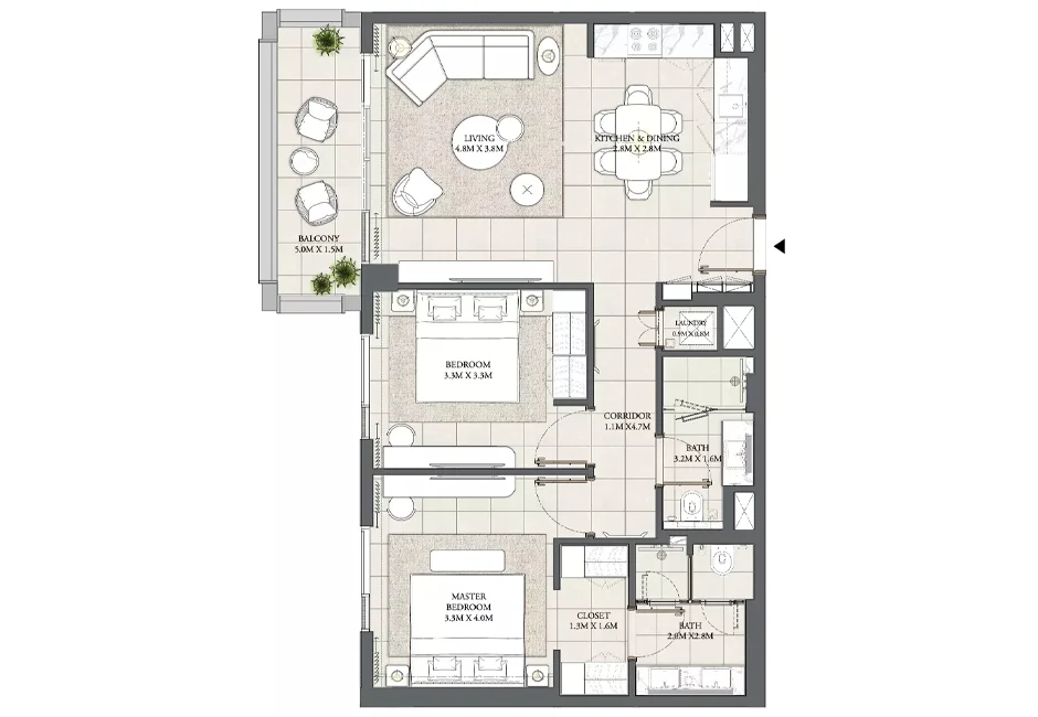 Bed Layout